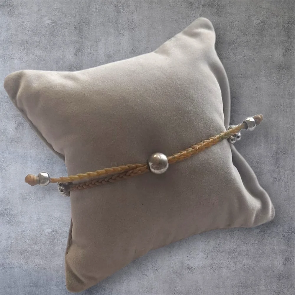 Vivo Elegant Silver and Gold Bangle Unisex Adjustable